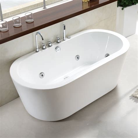 luxury posh freestanding bathtub jacuzzi whirlpool inovo