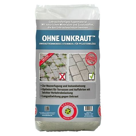 Dansand Steinmehl No Grow Anthrazit Fugenbreite 3 Mm 20 Mm 20 Kg