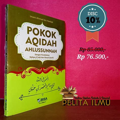 Jual Buku Pokok Aqidah Ahlussunnah Ushulus Sunnah Lil Imam Ahmad