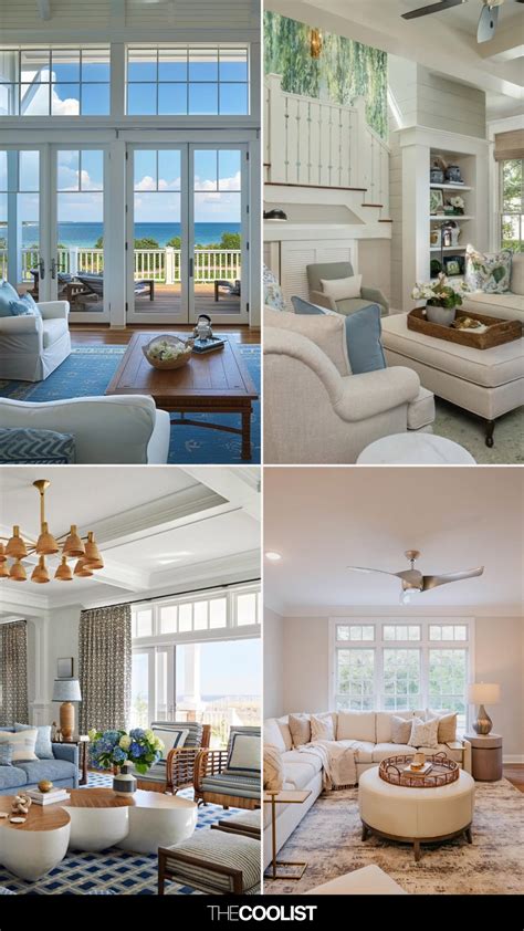coastal living room ideas  feel curated  cliche