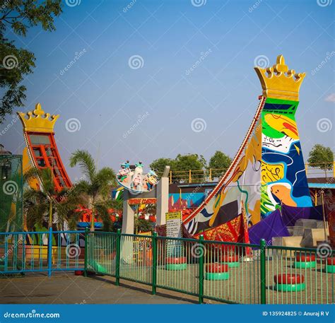 Amuesement Ride At Ramoji Film City Hyderabad Stock Image Image Of