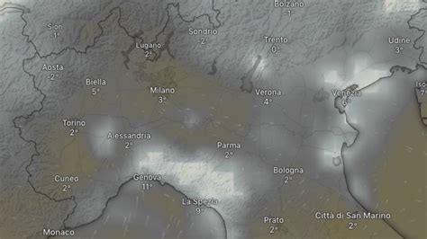 Le Previsioni Meteo E Le Temperature Al Nord Fino A Domenica 23 Gennaio