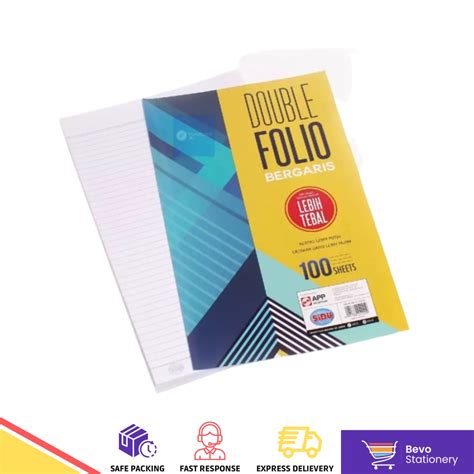 Jual Kertas Double Folio Bergaris SIDU Sinar Dunia SDU RF 100