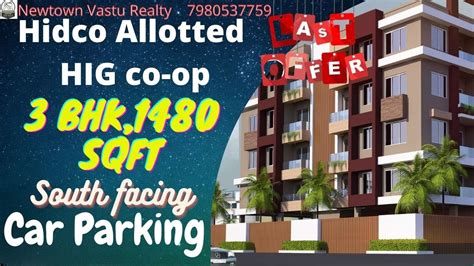 Hidco Allotted HIG Coop 3 BHK 1480 Sqft Freehold DA Block Nearby