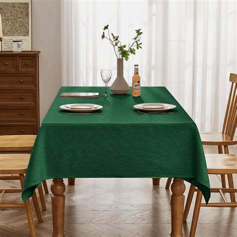 Balcony Falcon Jacquard Rectangle Tablecloth Water Resistant Table