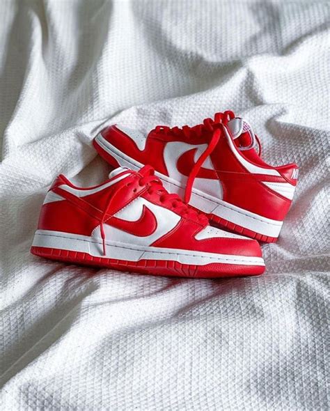 StockX Sneakers on Instagram: “The Nike Dunk Low University Red finally ...