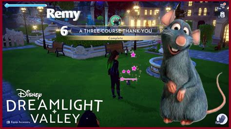 Gameplay Disney Dreamlight Valley A THREE COURSE THANK YOU Remy