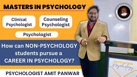 Non Psychology Students Pursuing Masters In Psychology In India