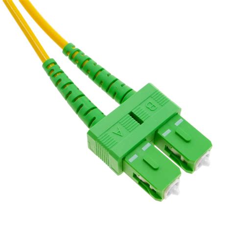 Fiber Optic Cable LC PC To SC APC Duplex Monomode 9 125 2 M Cablematic