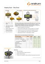 Kranwaage Mit LCD Display K Series Rinstrum Wasserdicht