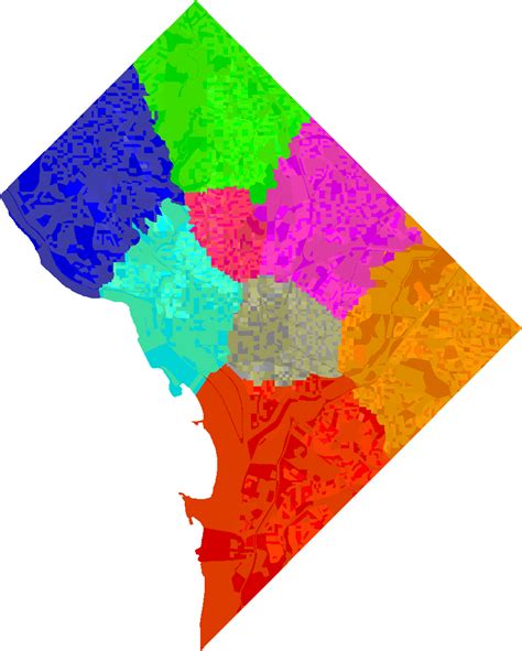 District Of Columbia Ward Districts Redistricting