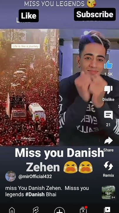 Danish Bhai Miss You 🥺 Youtube