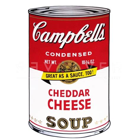 Campbell’s Soup Cans II: Cheddar Cheese 63 - Andy Warhol