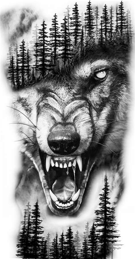 Pin By Wojtek On Pomys Y Na Tatua Wolf Tattoo Sleeve Wolf Tattoo