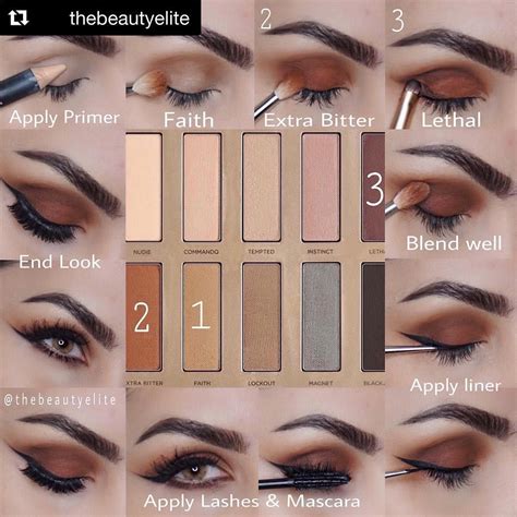 Eyeshadow Tutorials On Instagram Mua Thebeautyelite Palette Urban Decay Naked Ultimate