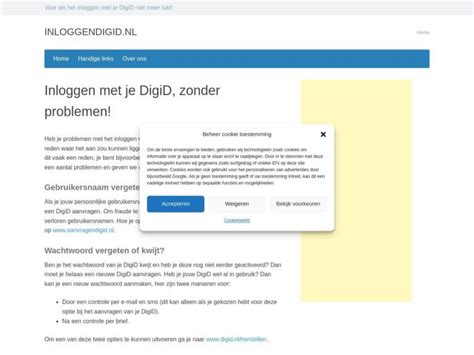 Inloggen bij Ik Kan Niet Met Mijn Digid – Inloggen Bij 
