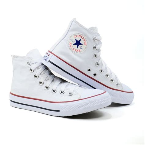 all star branco cano alto em Promoção na Shopee Brasil 2023