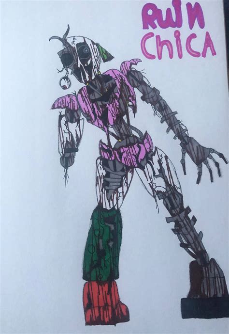 RUINED chica[old] by Wesk15 on DeviantArt