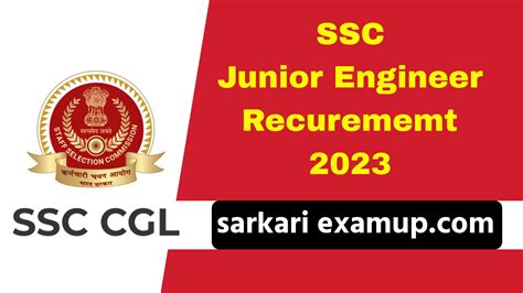 Ssc Junior Engineer Je Online Form