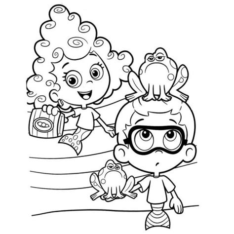 Bubble Guppies Oona Coloring Pages - Free Printable Coloring Pages