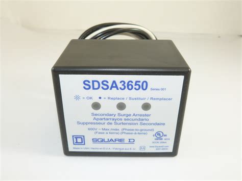 Square D Sdsa Secondary Surge Arrester V New Yr Warranty Ebay