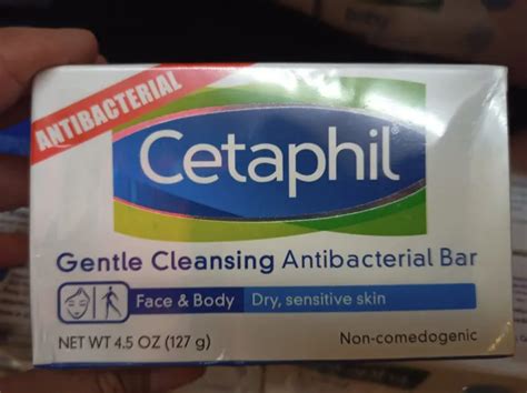 Cetaphil Gentle Cleansing Antibacterial Soap Bar 127g Lazada Ph