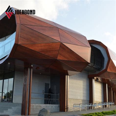 Ideabond Pe And Pvdf Coated Standard Customized Timber Wood Bamboo