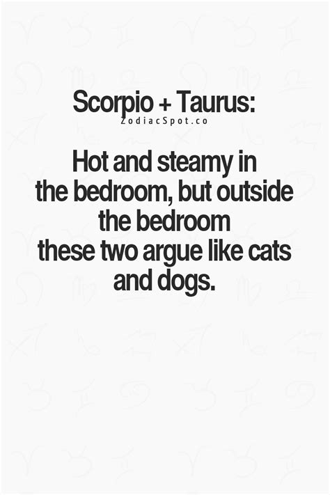 More Zodiac Compatibility Here Scorpio And Taurus Relationship Taurus