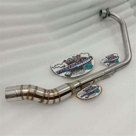 Stainless Pipe Big Elbow Inlet Mm For Rusi Tc Tmx Skygo