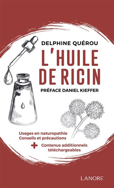 L huile de ricin broché Delphine Quérou Achat Livre fnac