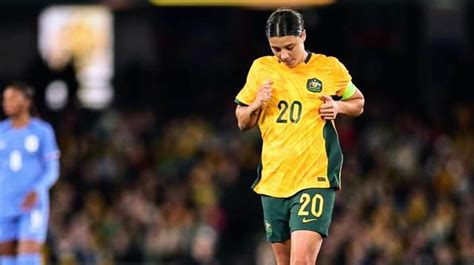 Foot Fém CDM 2023 La Capitaine de l Australie Sam Kerr est