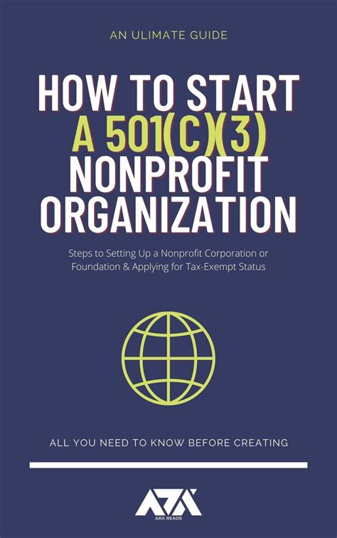 How To Start A 501c3 Nonprofit Organization Ebook Setting Up A