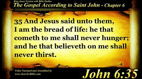 The Gospel Of John Chapter 6 Bible Book 43 The Holy Bible KJV Read