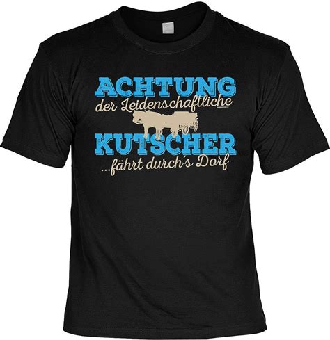 Reiten T Shirt Achtung Der Leidenschafltiche Kutscher F Hrt Durch S