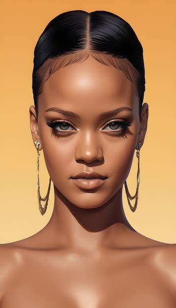 Premium Photo Rihanna Digital Art