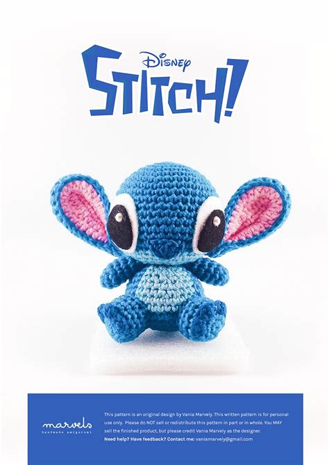 Crochet Pattern Pdf Stitch Amigurumi Plushie Bagcharm Etsy