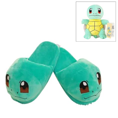 Kapcie Damskie Dzieci Ce M Skie Pokemon Go Ciep E Klapki Squirtle R