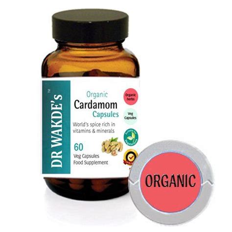 Dr Wakde S Cardamom Capsules Veg Caps Plant Based Supplement