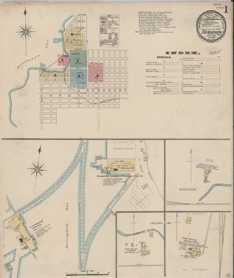 Sanborn Fire Insurance Map From Fairhaven See Also Bellingham And