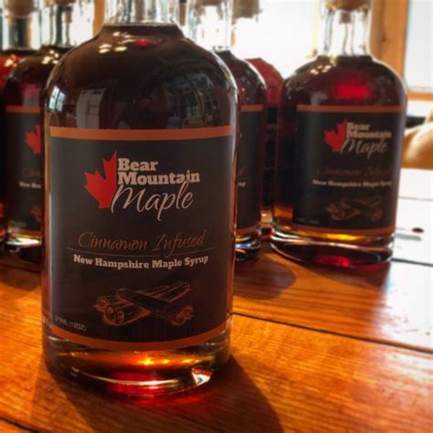 Cinnamon Infused Maple Syrup 12oz Bear Mountain Maple