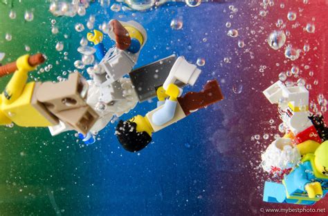 Lego Minifigures in the Wild: Lego Minifigure Pool Party - Wallpaper