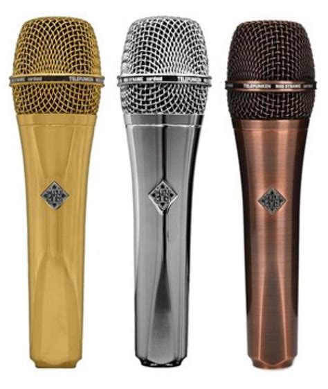 Telefunken M80 Dynamic Microphone Gold Chrome Copper