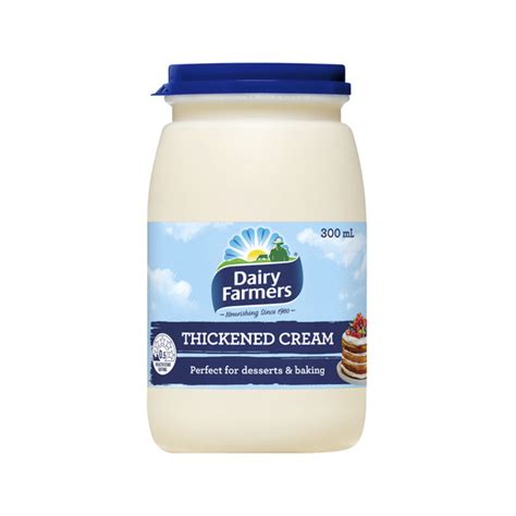 buy dairy farmers thickened cream ml coles