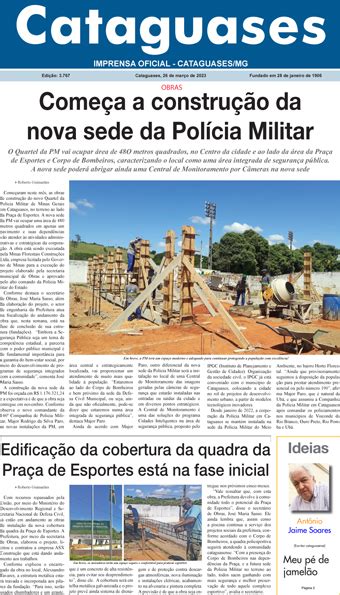 Jornal Cataguases De Mar O De Prefeitura Municipal De