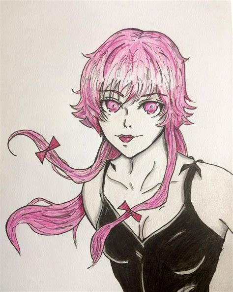 Yuno Gasai - Future Diary - Fan Art FINISHED by ArtByRagan on DeviantArt