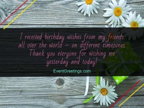 50 Best Thank You Messages for Birthday Wishes - Quotes And Notes