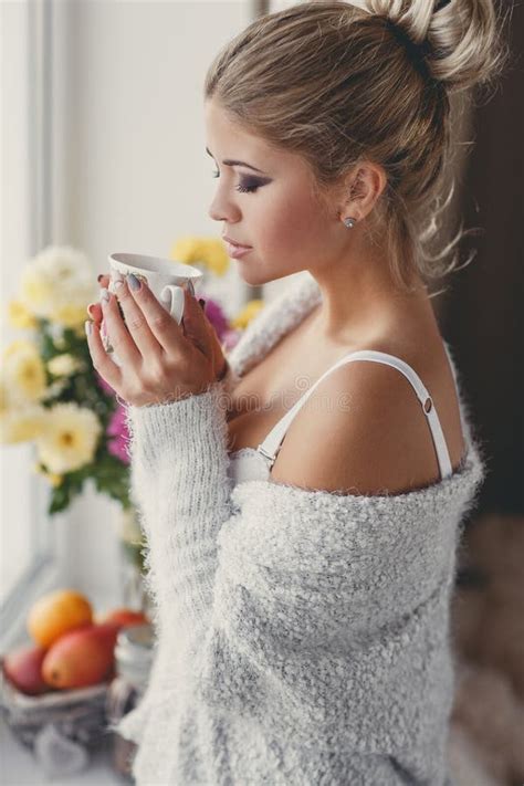 Beautiful Naked Woman Drinking Tea Stock Photos Free Royalty Free Stock Photos From Dreamstime