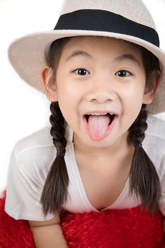 Headshot Portrait Of Happy Cute Girl Little Smiling Looking At Camera