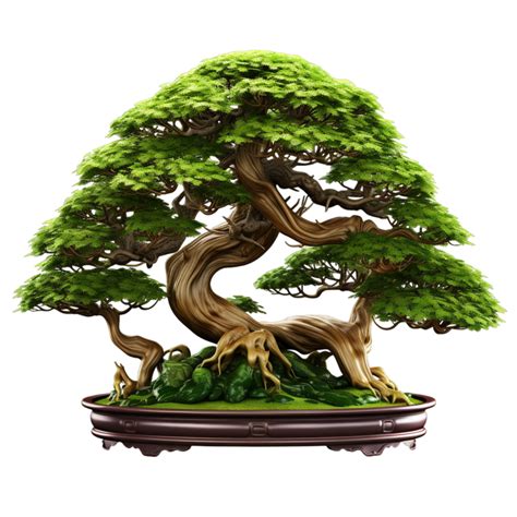 Expensive Beautiful Bonsai Tree Ai Generative Png