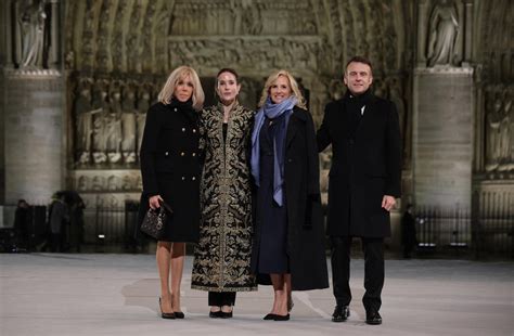 Bernard Arnault François Henri Pinault Attend Notre Dame Cathedral